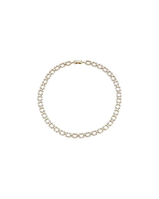 Nadri Gwen Cubic Zirconia Link Collar Necklace 16