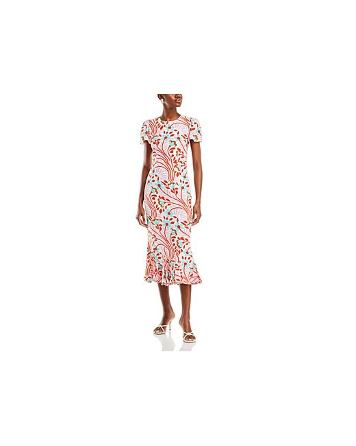 Rhode Lulani Print Midi Dress