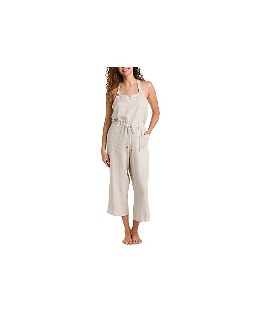 La Blanca Delphine Overall Cropped Cover Up Jumpsuit