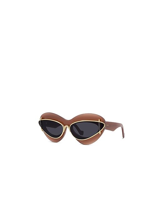 Loewe Double Frame Cat Eye Sunglasses 67mm