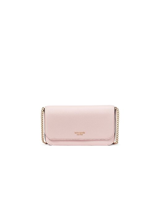 Kate Spade New York Ava Pebbled Flap Chain Wallet