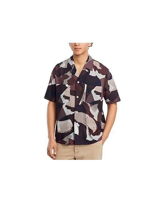 Norse Projects Printed Short Sleeve Button Front Camp Shirt