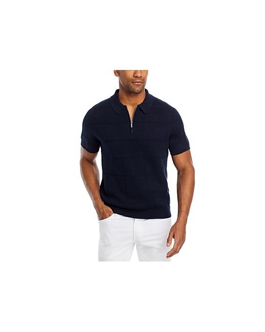 The Men's Store At Bloomingdale's Cotton Regular Fit Half Zip Polo Collar Sweater 100 Exclusive