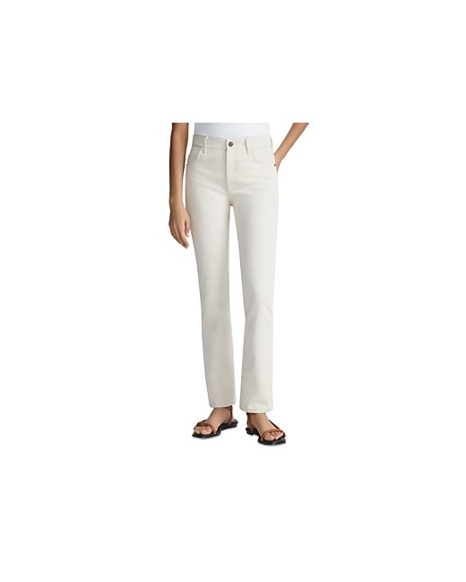 Lafayette 148 New York Reeve High Rise Ankle Straight Jeans