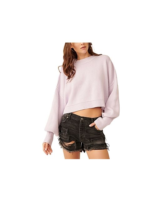Free People Easy Street Cropped Sweater