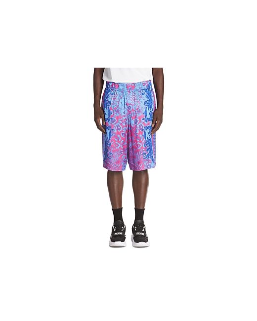 Versace Jeans Couture Twill Panel Printed Shorts
