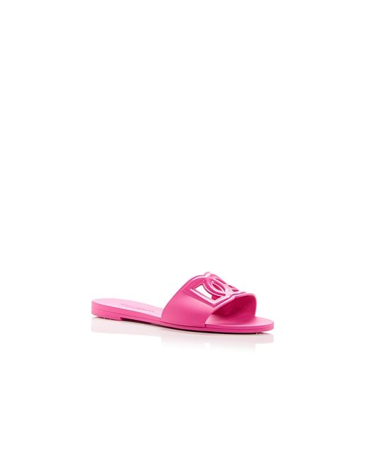 Dolce & Gabbana Logo Pool Slide Sandals