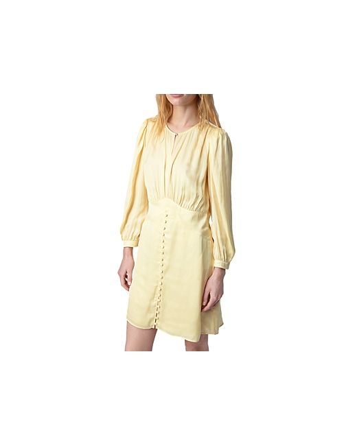 Zadig & Voltaire Rhodri Button Skirt Mini Dress