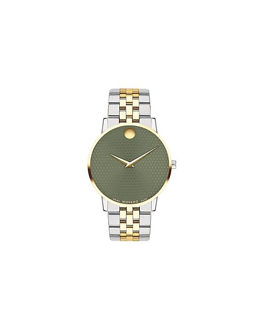 Movado Museum Classic Two Tone Watch 40mm