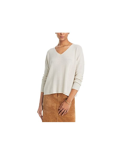 Eileen Fisher Cotton V Neck Pullover Top