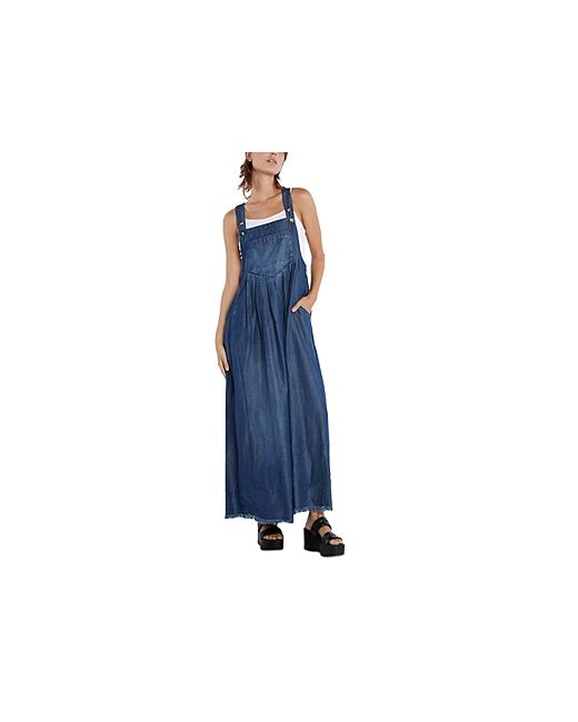 Billy T Chambray Overall Maxi Dress