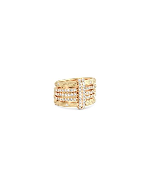 Anabel Aram Enchanted Forest Multi Stack Ring 18K Plated