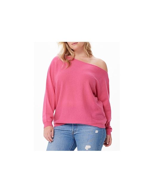 Minnie Rose Cashmere Off the Shoulder Sweater