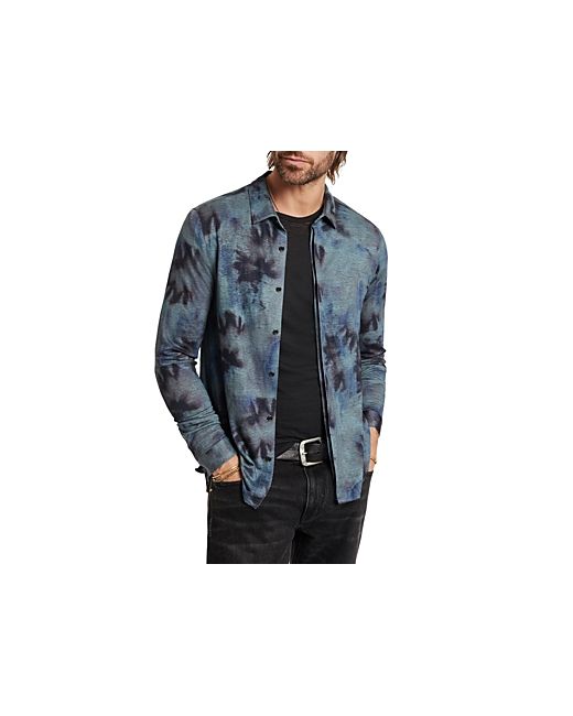 John Varvatos Camellia Button Front Shirt Jacket