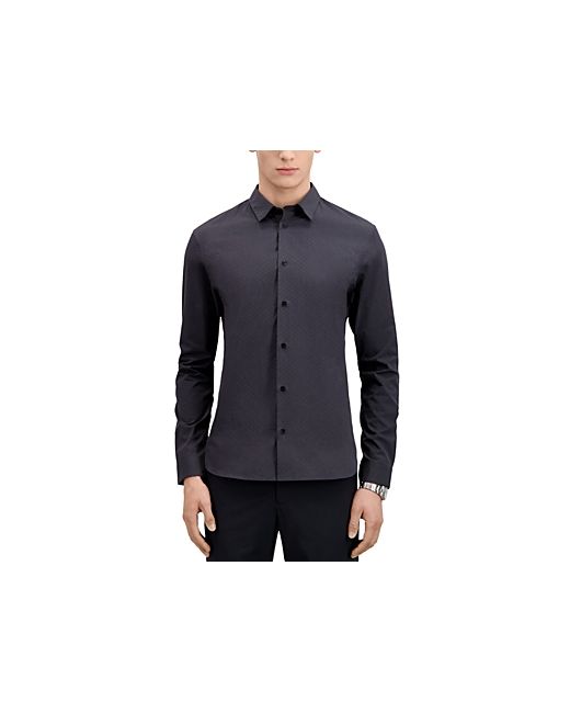 The Kooples Mustang Button Front Long Sleeve Shirt