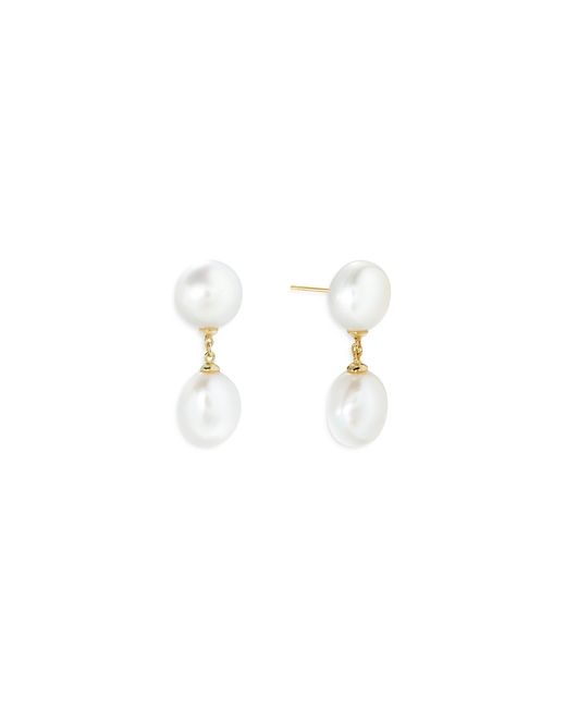 Shashi Cultured Freshwater Pearl Drop Earrings