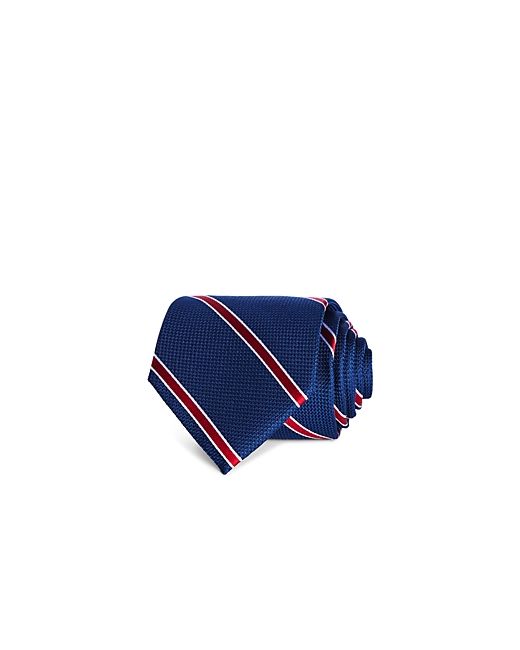 The Men's Store At Bloomingdale's Woven Striped Classic Tie 100 Exclusive