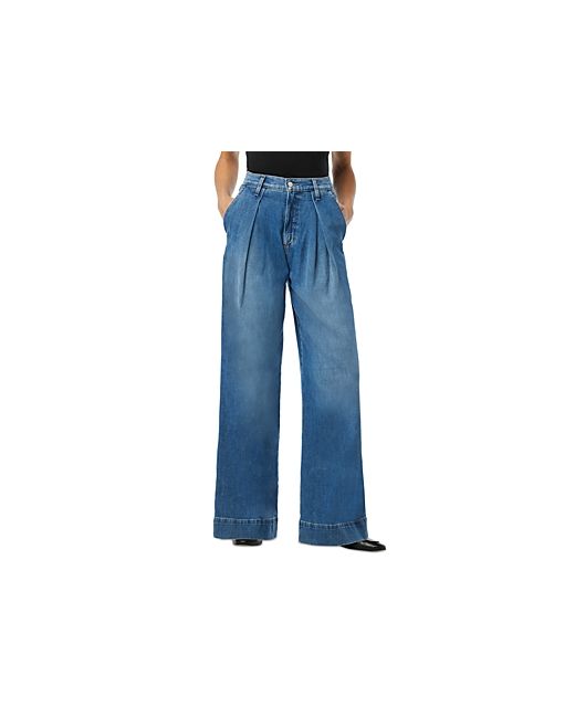 Joe's Jeans The Pleated High Rise Wide Leg Jeans