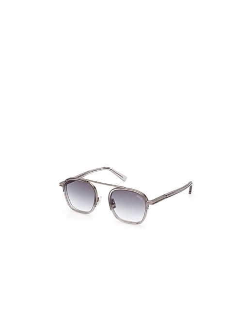 Z Zegna Geometric Sunglasses 51mm