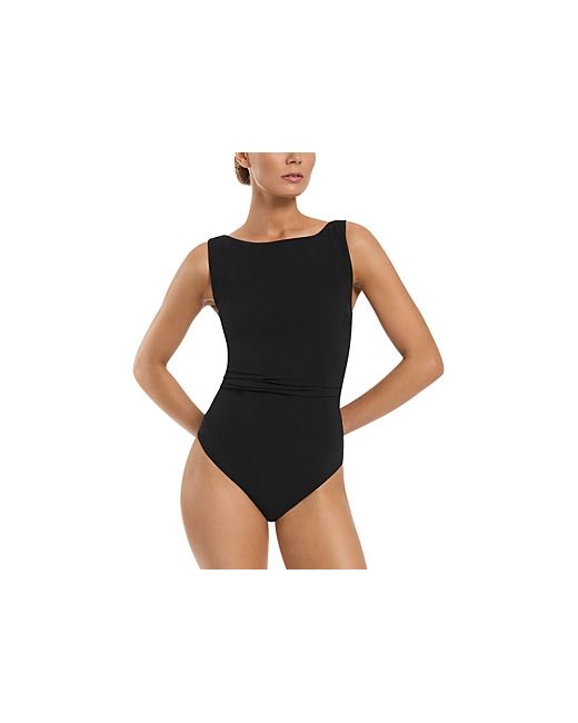Jets Boatneck One Piece Swimsuit