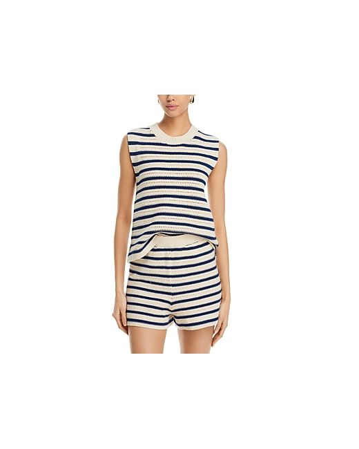 French Connection Striped Sleeveless Sweater