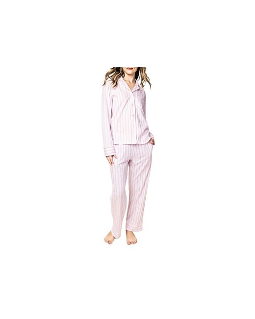 Petite Plume Pima Cotton Stripe Pajama Set