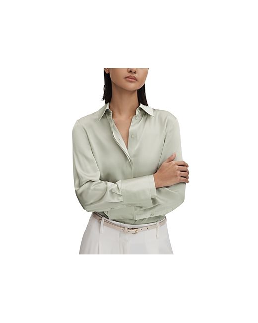 Reiss Irina Silk Button Up Shirt