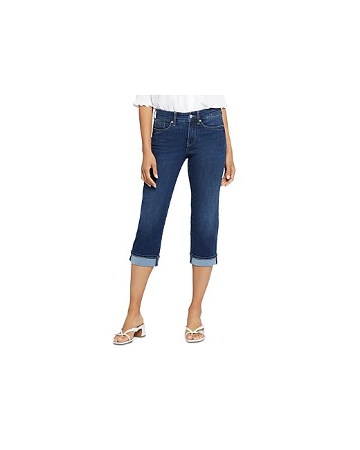Nydj Petite Marilyn Cuffed Cropped Straight Jeans