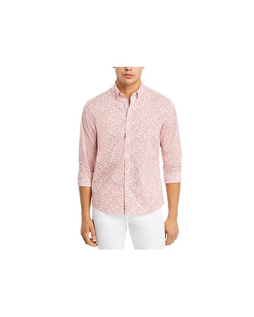 Michael Kors Branch Floral Slim Fit Button Down Shirt