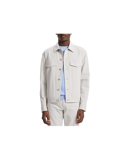 Theory River Stretch Neoteric Twill Trucker Jacket