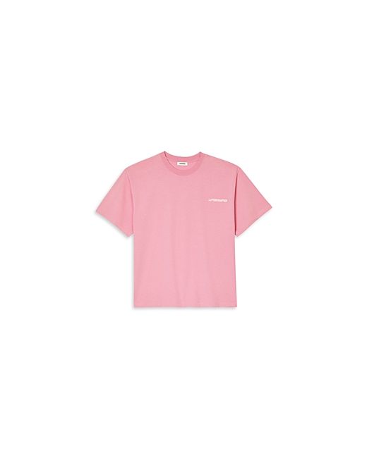 Sandro Rubber Patch Short Sleeve Tee