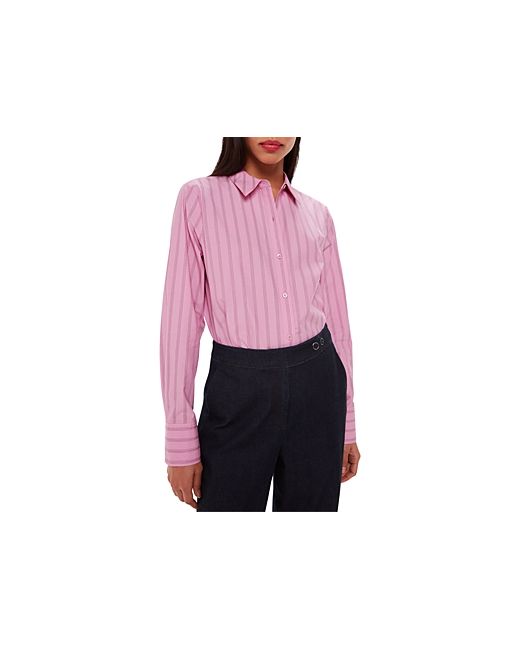 Whistles Striped Boxy Fit Shirt