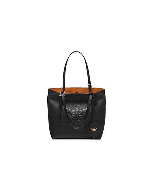 Mcm Himmel Mini Leather Shopper Bag