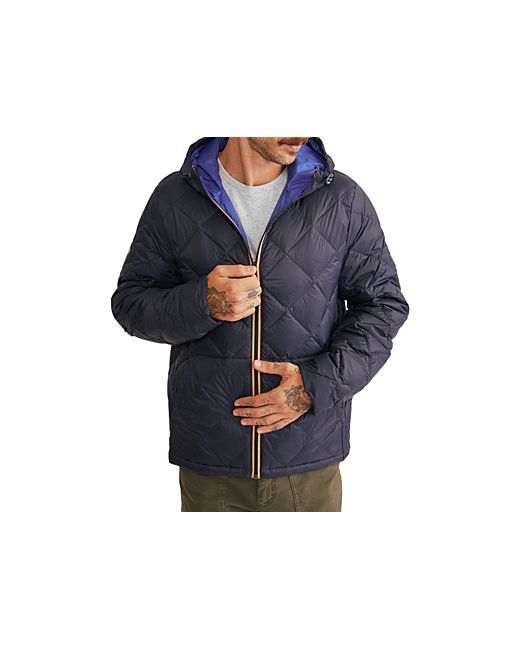 Marine Layer Midweight Quilted Zip Front Hooded Jacket