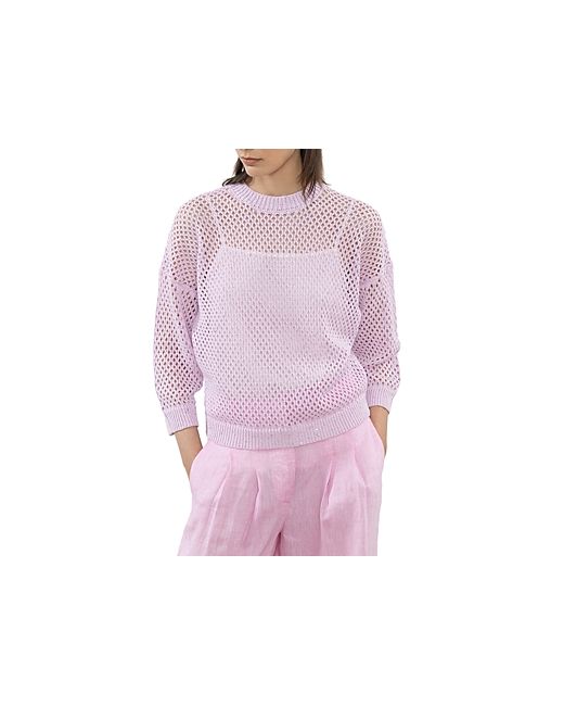 Peserico Open Knit Long Sleeve Sweater