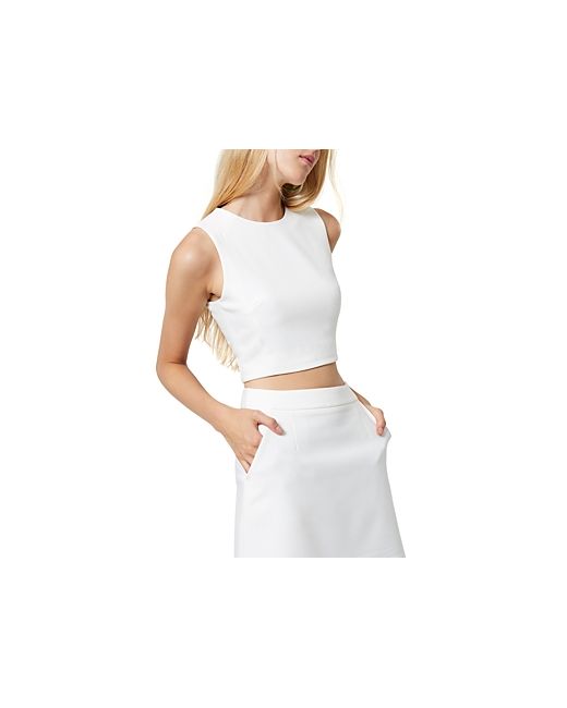 French Connection Whisper Sleeveless Crop Top