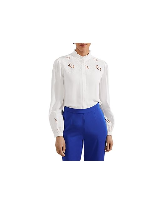 Hobbs Ada Embroidered Blouse