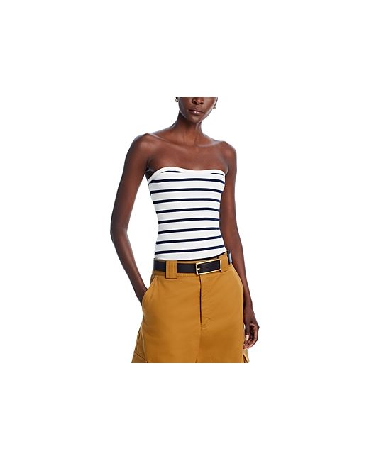 English Factory Striped Strapless Top
