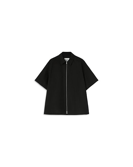 Jil Sander Cotton Regular Fit Full Zip Shirt
