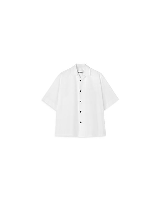 Jil Sander Cotton Regular Fit Button Down Camp Shirt