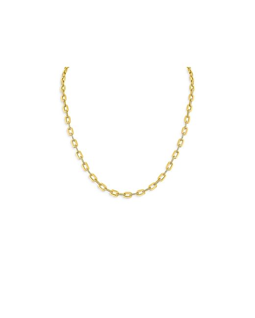 CZ by Kenneth Jay Lane Delicate Pave Link Necklace 18
