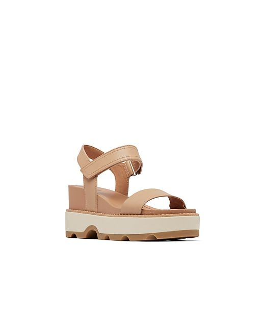 Sorel Joanie Ivy Y Strap Platform Wedge Sandals