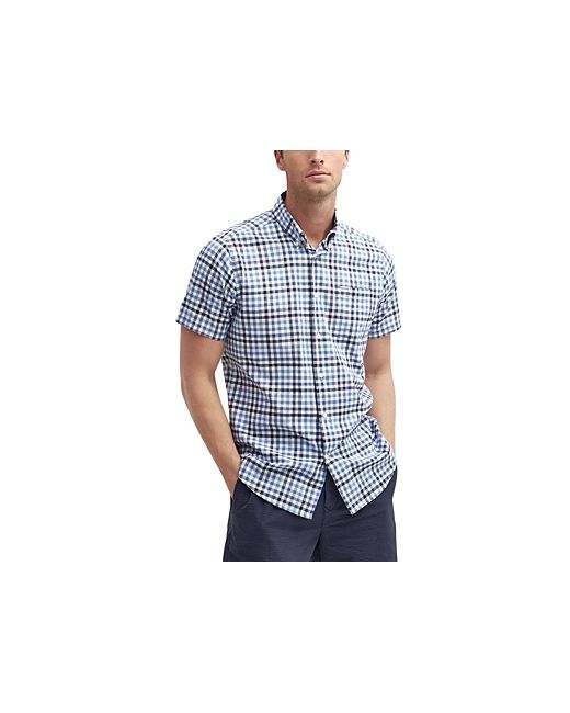 Barbour Kinson Tailored Printed Short Sleeve Button Down Shirt
