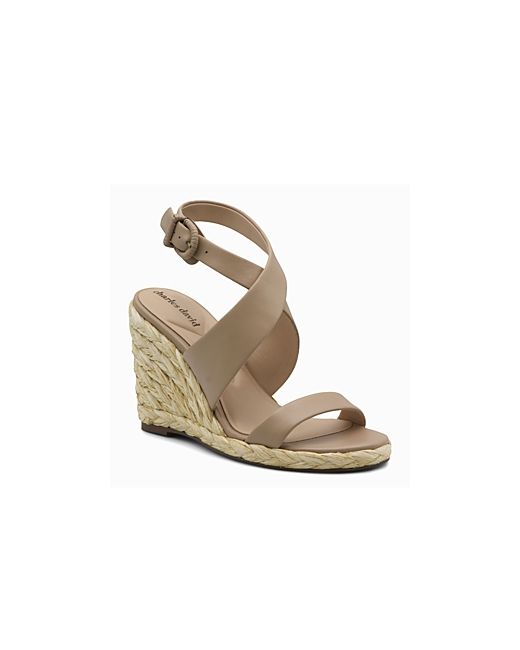 Charles David Russell Ankle Strap Espadrille Wedge Sandals