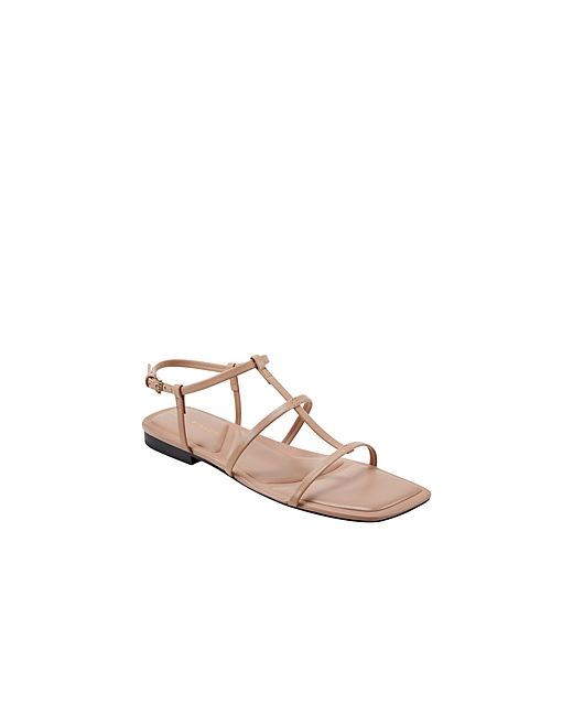 Marc Fisher LTD . Marris Square Toe Strappy Flat Sandals