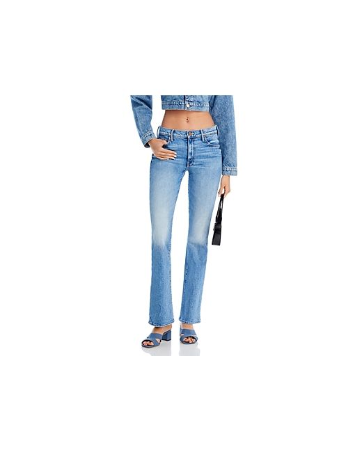 Mother The Outsider Sneak High Rise Straight Jeans