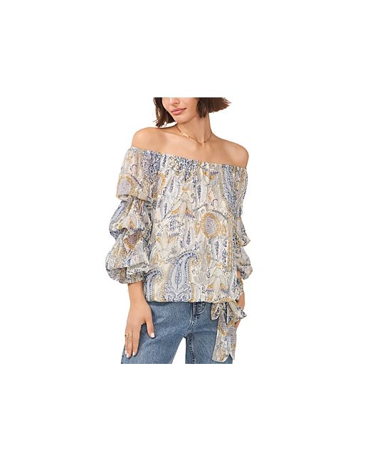 Vince Camuto Off The Shoulder Tiered Sleeve Top