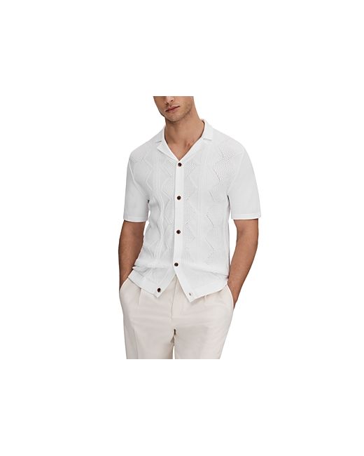 Reiss Fortune Button Front Camp Shirt