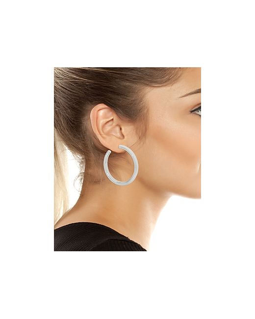 AllSaints Thick Tube Hoop Earrings 1.7 diameter