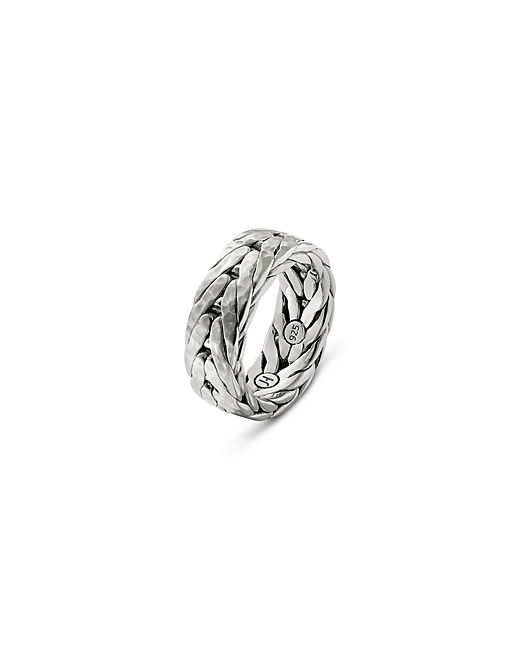John Hardy Sterling Hammered Band Ring